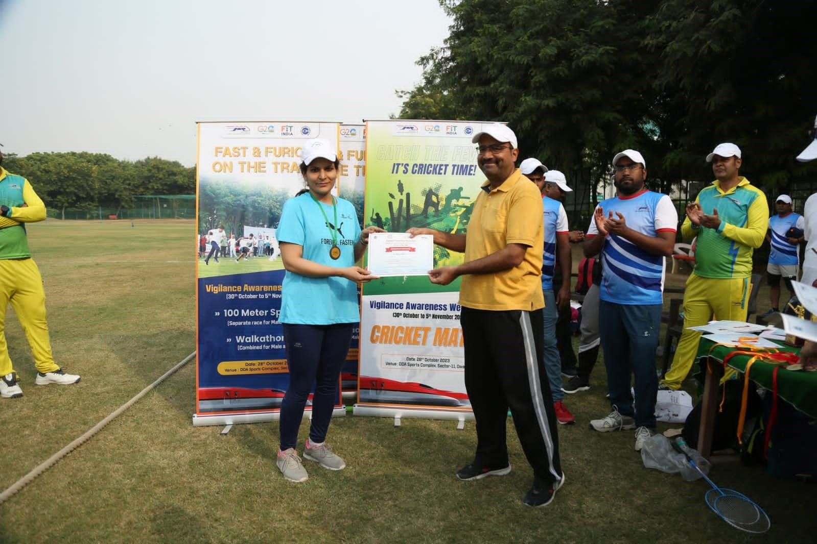 Felicitation of all winners of various competitions organised during VAW 2023